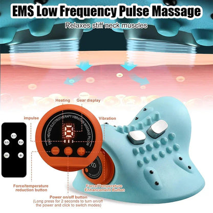 EMS Heating Neck Massage Pillow