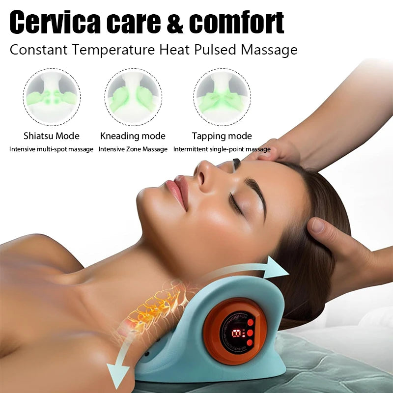 EMS Heating Neck Massage Pillow